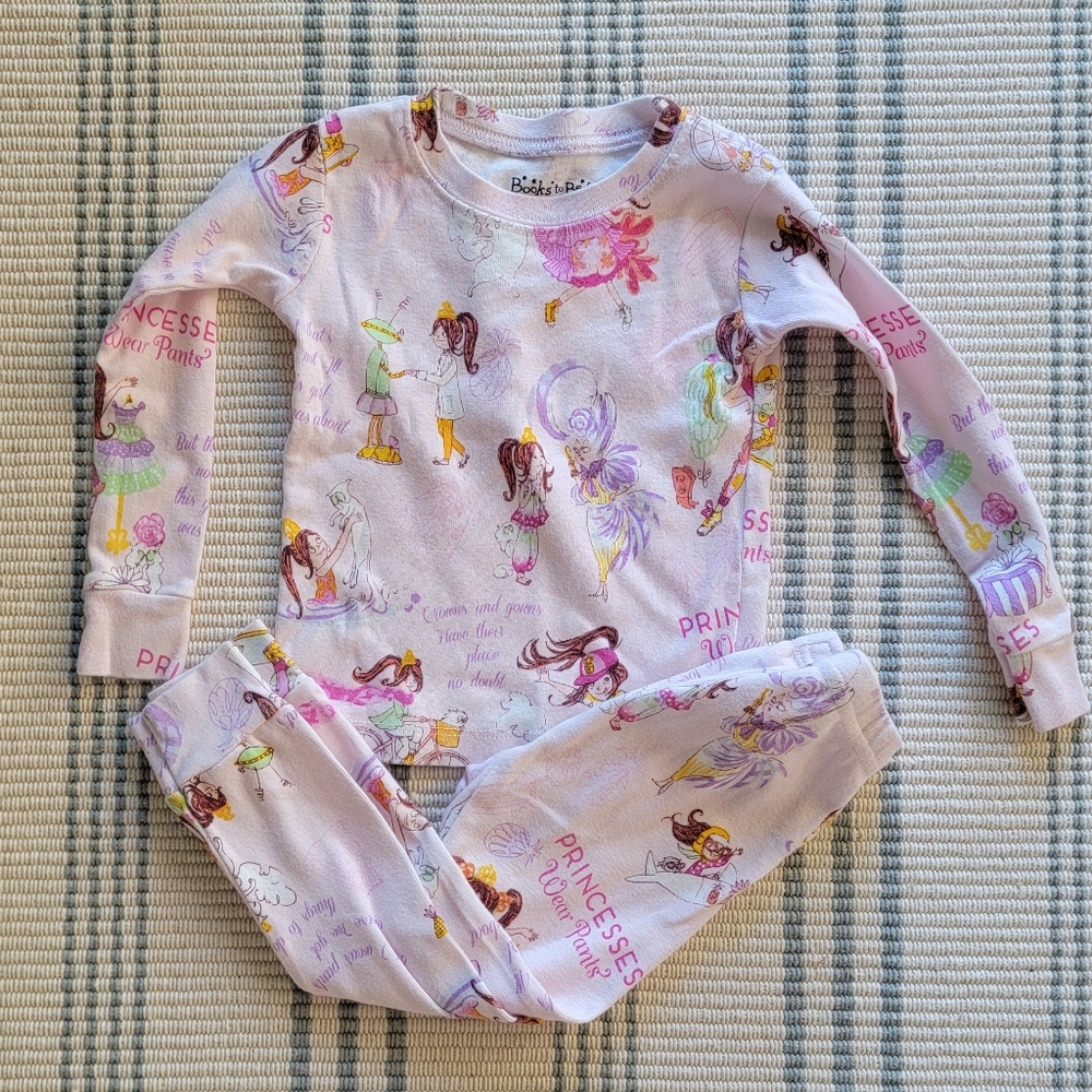 PJs 2T Princesses Wear Pants